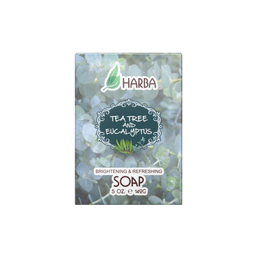 HARBA BAR SOAP WITH TEA TREE & EUCALYPTUS